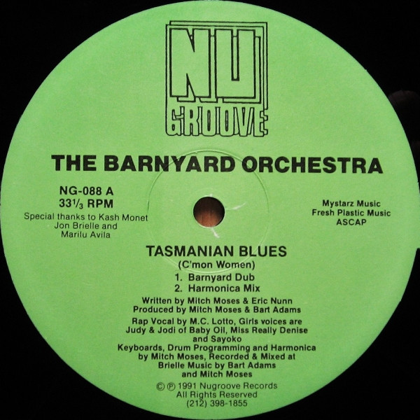 Tasmanian Blues [Jacket]